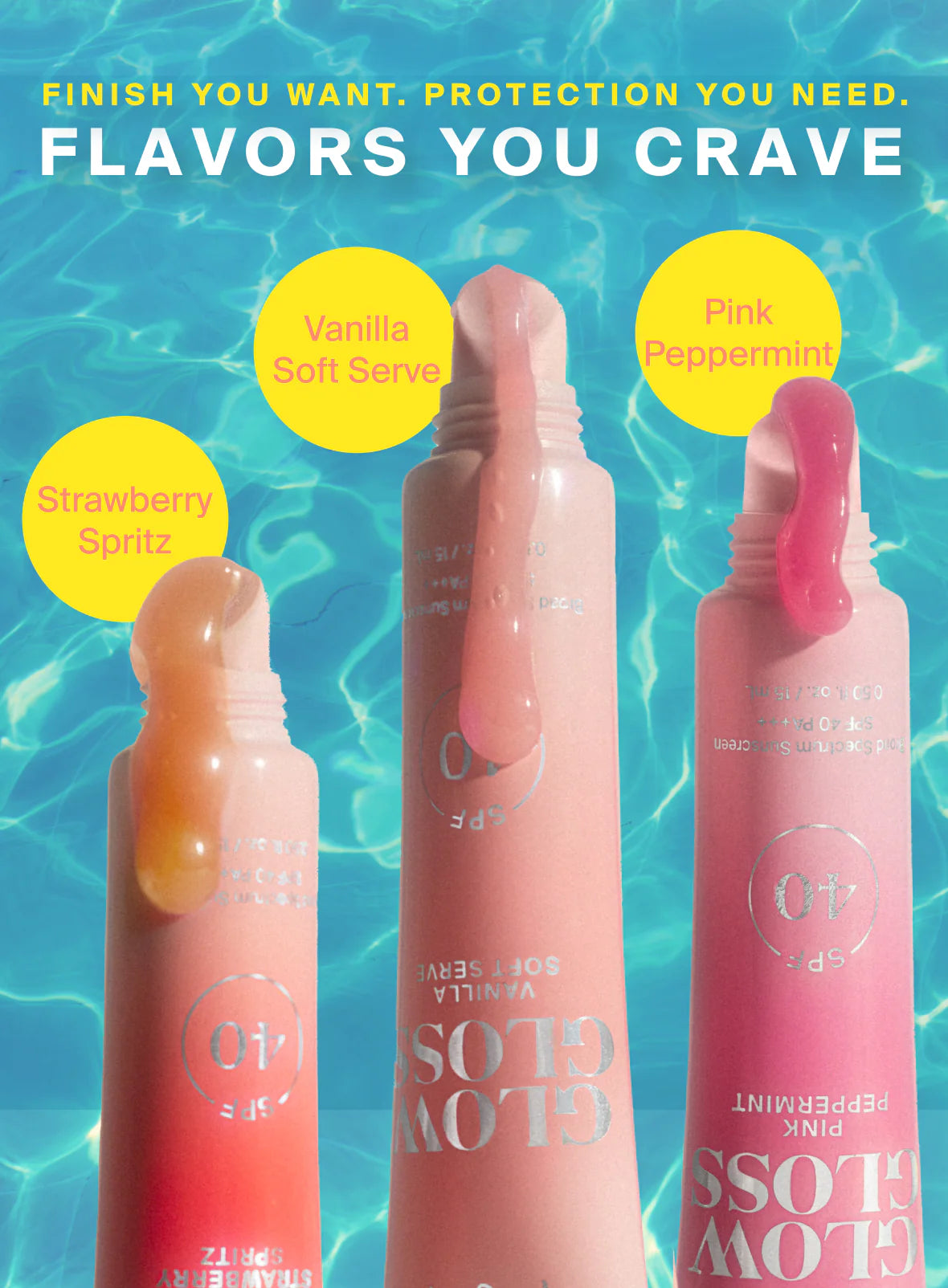 ¡NUEVO! Brillo brillante SPF 40 Trío de bálsamos labiales - Imagen 3