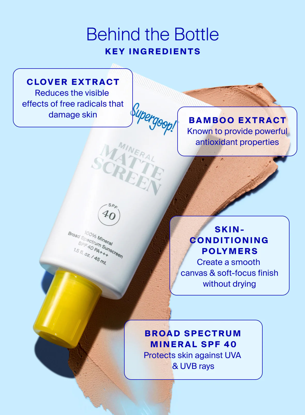 Mineral Mattescreen SPF 40 - Paquete de 2 - Imagen 4