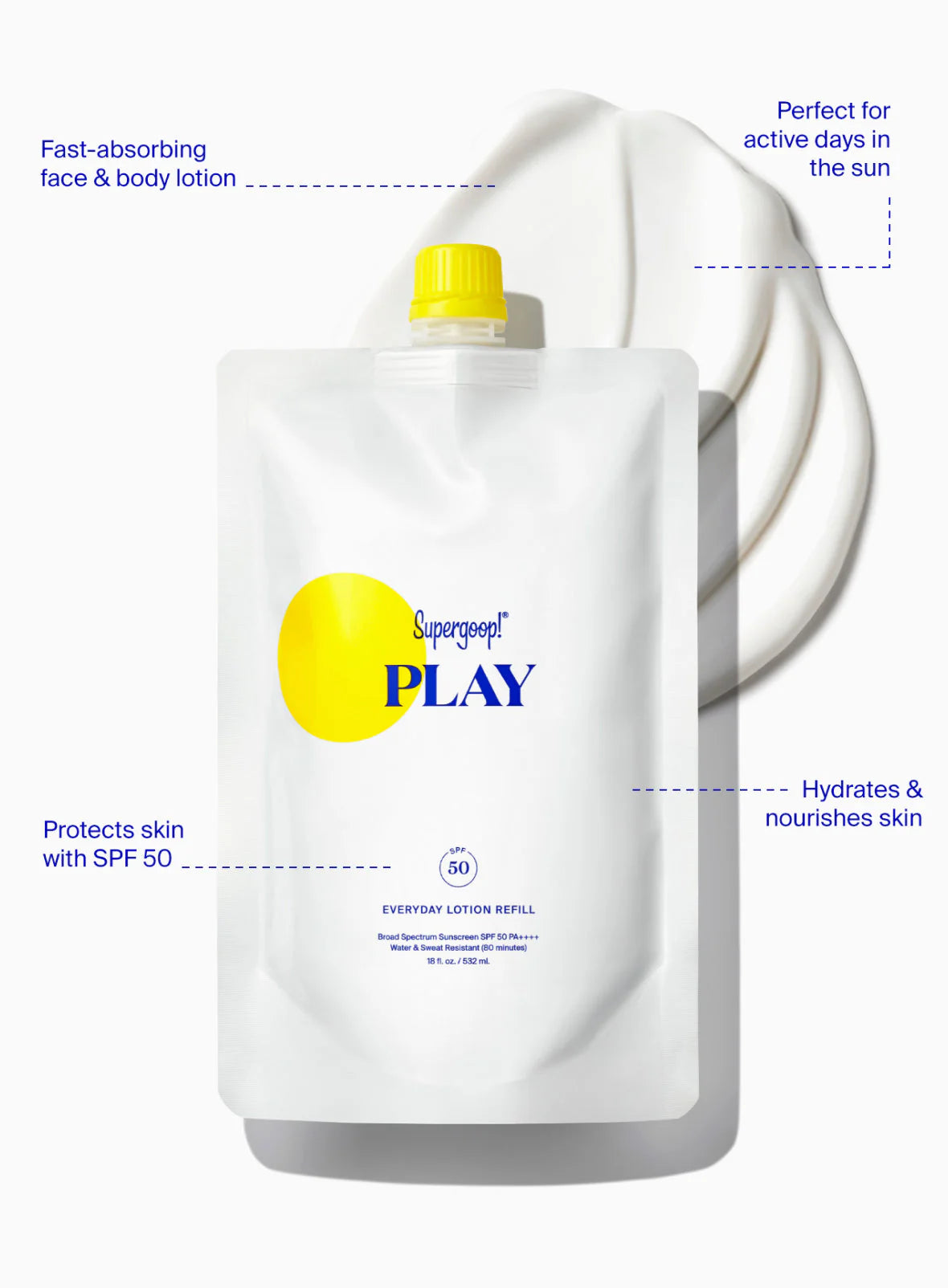 PLAY Everyday Lotion SPF 50 Pump Refill Pouch - Imagen 4
