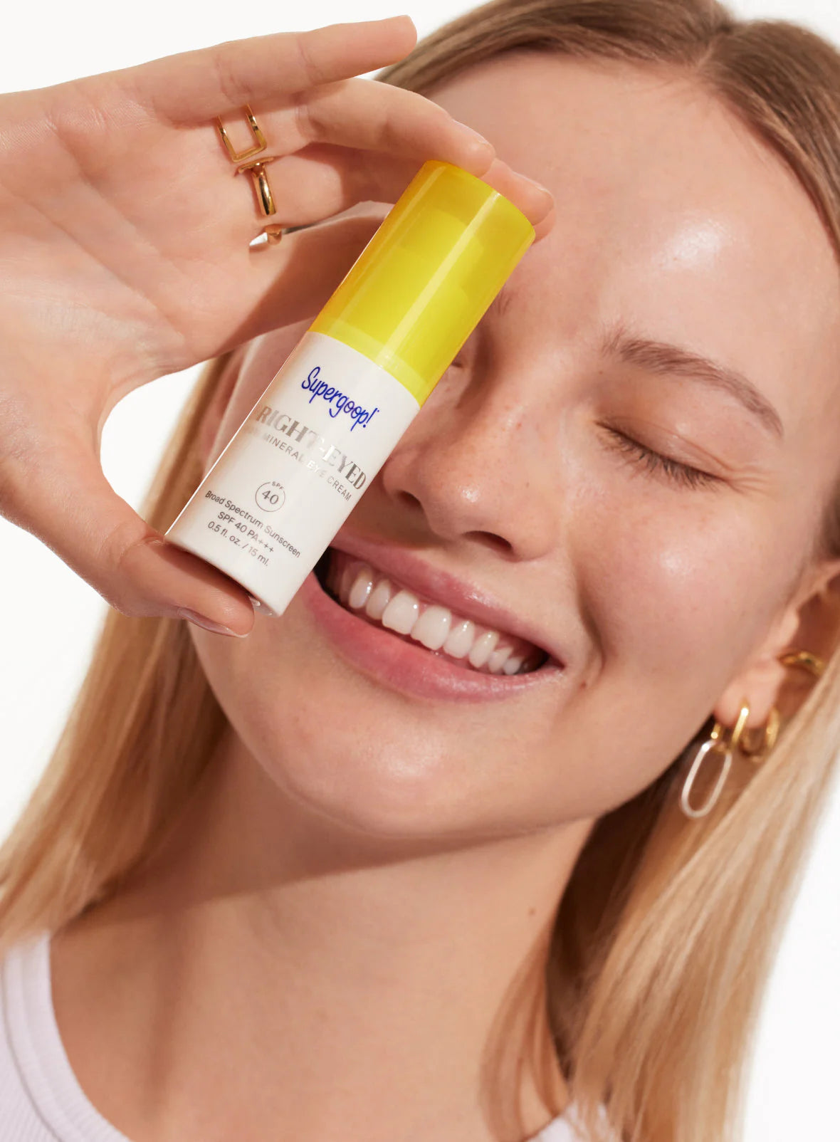 Crema de ojos mineral de ojos brillantes SPF 40 - Imagen 2